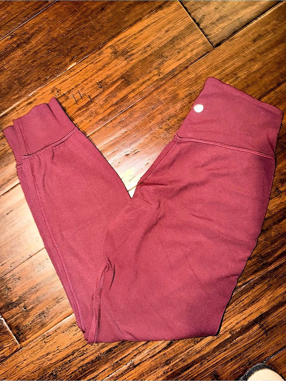 lululemon Align High-Rise Jogger Burgundy Leggings